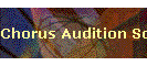 Chorus Audition Solos